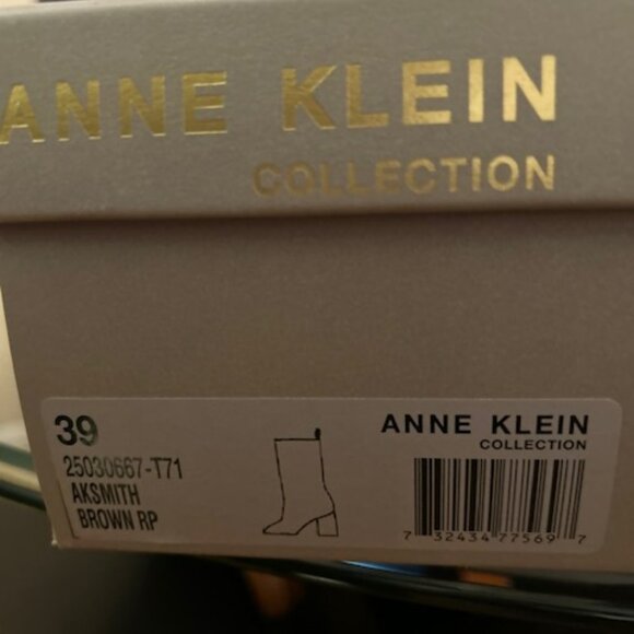 Anne Klein AKSMITH Brown Boots, size 8.5 - Picture 4 of 9